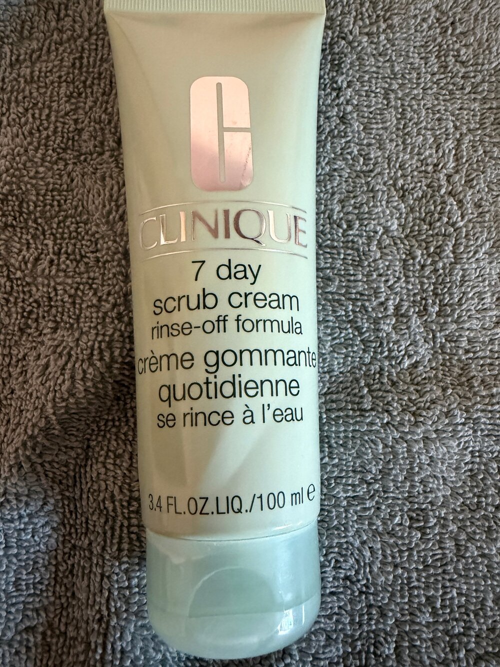 Clinique 7 Day Scrub Cream Rinse-Off Formula 3.4 oz Full Size NWT